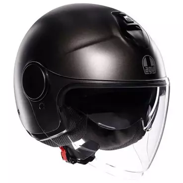 AGV Eteres E2206 open face helmet Matt Asfalto Grey