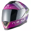 NEXX Y.100R Fade full face helmet purple / white (размер: xs)