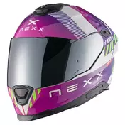 NEXX Y.100R Fade full face helmet purple / white