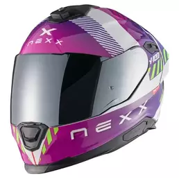 NEXX Y.100R Fade full face helmet purple / white (размер: xs)