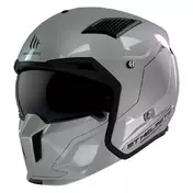 MT Helmets Streetfighter SV S convertible helmet Glossy Grey