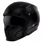 MT Helmets Streetfighter SV S convertible helmet Черный