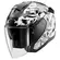 SHARK Skwal Jet Pranz open face helmet black / white / gold