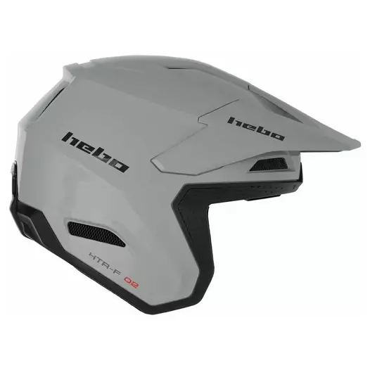 HEBO HTR F02 Zone Pro Mono open face helmet Серый