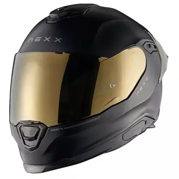 NEXX Y.100R Subsonic full face helmet Black / Gold Matt