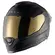 NEXX Y.100R Subsonic full face helmet Black / Gold Matt