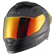 NEXX Y.100R Subsonic full face helmet Black / Red Matt