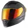 NEXX Y.100R Subsonic full face helmet Black / Red Matt