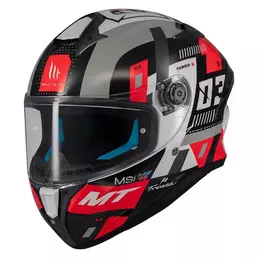 MT Helmets Targo S Sergio Garcia 2024 full face helmet Grey / Black / Red