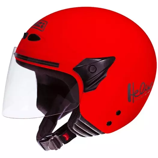 NZI Helix II Junior Open Face Helmet Красный