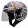 NZI Helix II Junior Open Face Helmet Glossy Boom