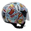 NZI Helix II Junior Open Face Helmet Glossy Boom