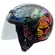 NZI Helix II Junior Open Face Helmet Glossy Lion