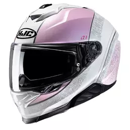 HJC i71 Sera full face helmet Белый / розовый
