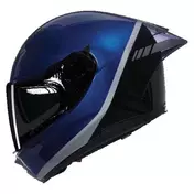 NOLAN N60-6 Sport Verniciatura Speciale full face helmet Deep Blue / Black / Silver
