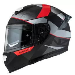 NZI Eurus 4 Stream Duo Vanguard full face helmet Black / Antracite / Red / Tinted S Matt