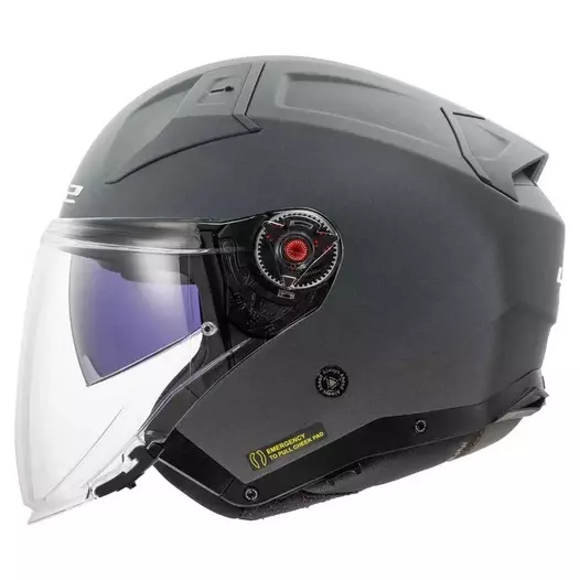 LS2 OF603 Infinity II open face helmet Серый (размер: xs)