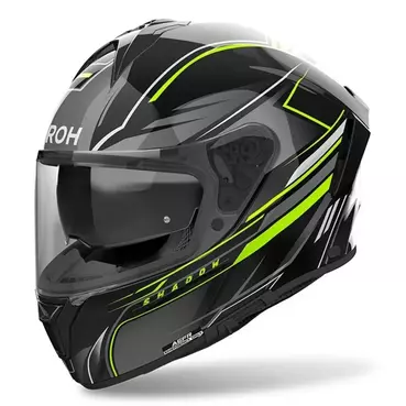 AIROH Spark 2 Shadow full face helmet Yellow Gloss