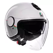 AGV Eteres Capoliveri E2206 open face helmet Matt White / Italy