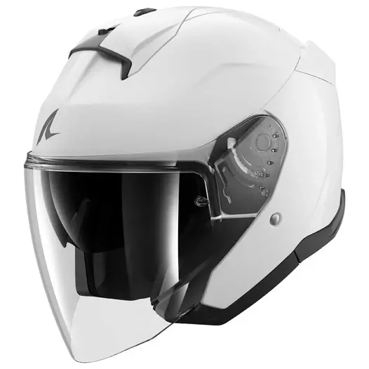 SHARK Skwal Jet Blank open face helmet pearly white (размер: xs)