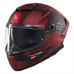 MT Helmets Thunder 4 SV Luminence full face helmet Matt Red / Black (размер: xs)