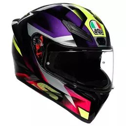 AGV K1 S Fastlap E2206 full face helmet Black / Purple / Pink