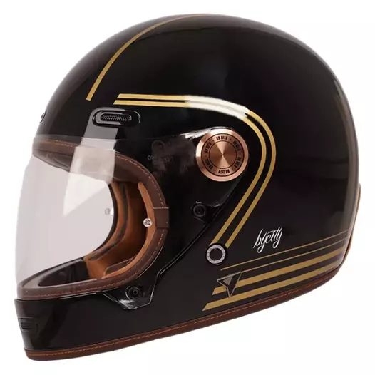 BY CITY Roadster III full face helmet Gold Black (размер: xs)