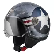 NZI Zeta 2 open face helmet Aeronautica