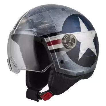 NZI Zeta 2 open face helmet Aeronautica