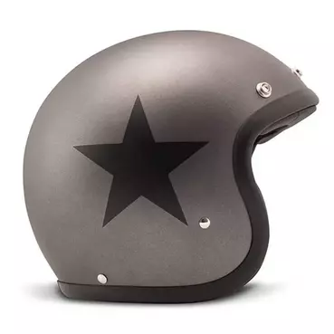 DMD Retro open face helmet Звездно-серый