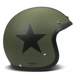 DMD Retro open face helmet Star Green (размер: s)