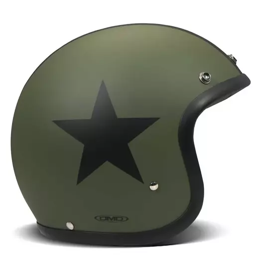 DMD Retro open face helmet Star Green (размер: s)