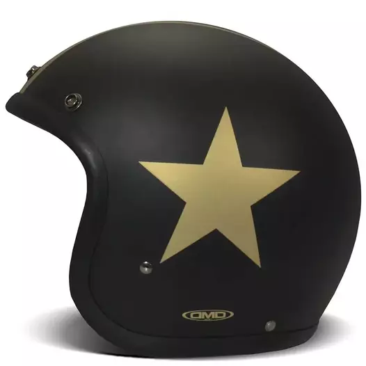 DMD Retro open face helmet star gold (размер: s)