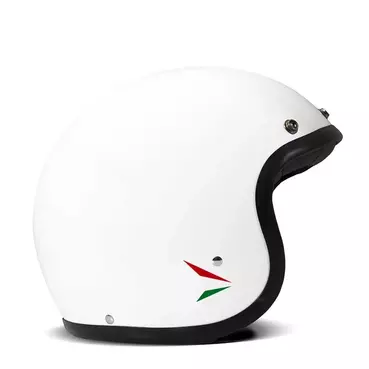 DMD Retro open face helmet Ita White