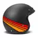 DMD Retro open face helmet fuoco