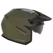 HEBO HTR-P01 V6 Mono Duo open face helmet Зеленый