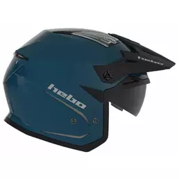 HEBO HTR-P01 V6 Mono Duo open face helmet Синий