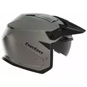 HEBO HTR-P01 V6 Mono Duo open face helmet Серый