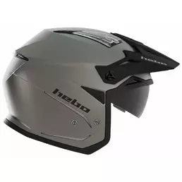 HEBO HTR-P01 V6 Mono Duo open face helmet Серый