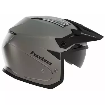 HEBO HTR-P01 V6 Mono Duo open face helmet Серый