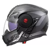 LS2 FF902 Scope II Oxyd modular helmet черный / титановый