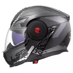 LS2 FF902 Scope II Oxyd modular helmet черный / титановый