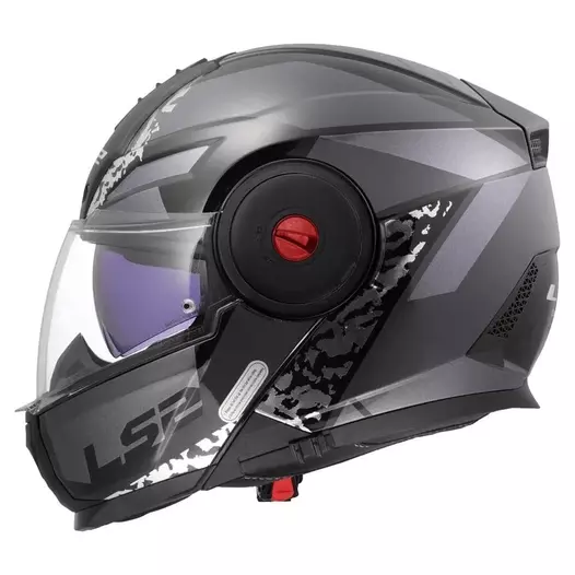 LS2 FF902 Scope II Oxyd modular helmet черный / титановый (размер: xs)