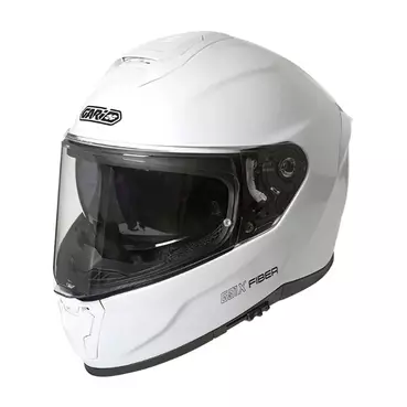 GARI G91X Fiber Click full face helmet Белый