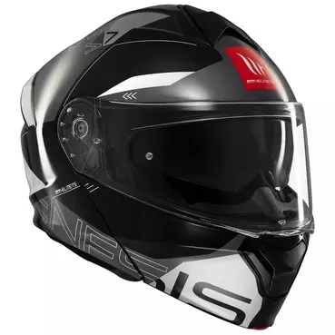 MT Helmets Genesis SV Atempo modular helmet Черно-белый