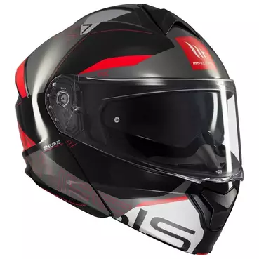 MT Helmets Genesis SV Atempo modular helmet Красно-серый