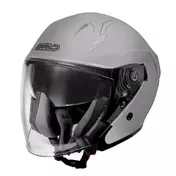 GARI G40 Sunvisor open face helmet матовый серебристый