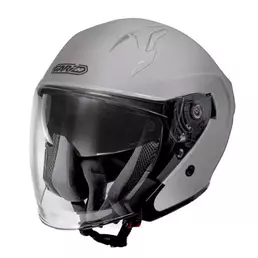 GARI G40 Sunvisor open face helmet матовый серебристый