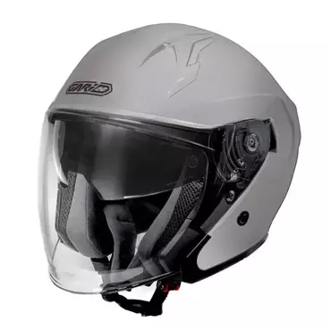 GARI G40 Sunvisor open face helmet матовый серебристый