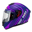 NZI Trendy 2 Connected full face helmet Blue / Matt Pink